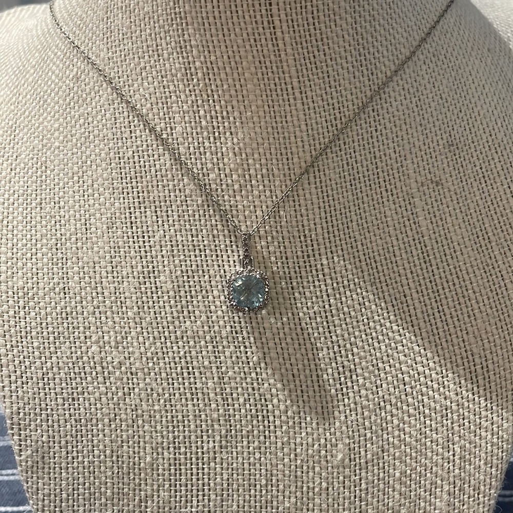 Victoria Townsend Blue Topaz Sterling Necklace